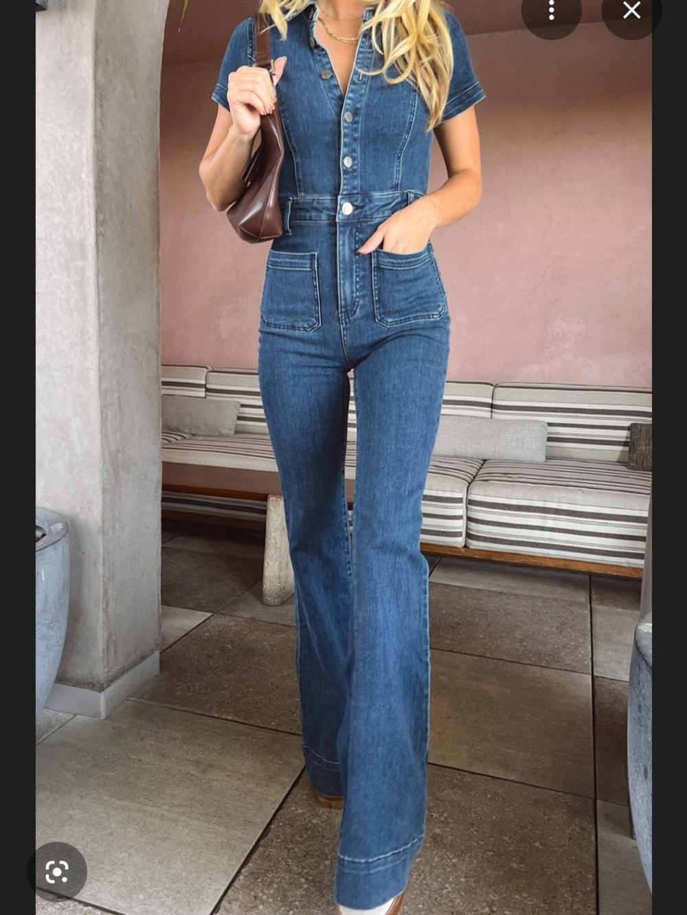 Show Me Your Mumu Everheart Denim Jumpsuit